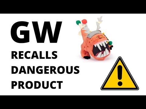 Games Workshop Recalls Dangerous Squig Toy!