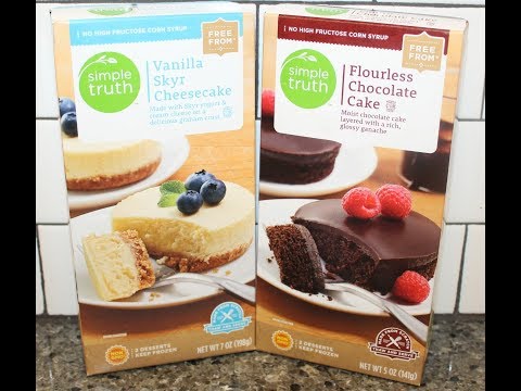Simple Truth: Vanilla Skyr Cheesecake & Flourless Chocolate Cake Review