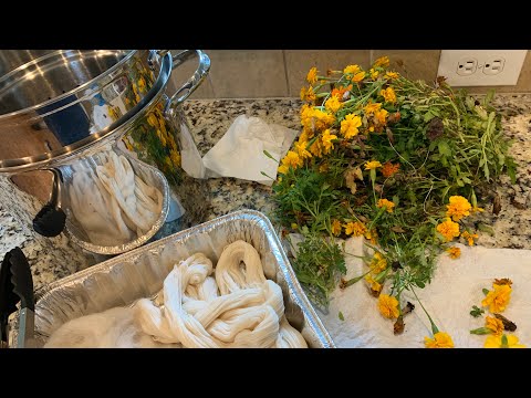 Episode 6 - Knitting All Things and a Marigold Dye Pot!