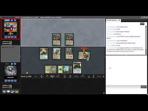 Premodern Test - Mono Green Ponza vs Angry Hermit