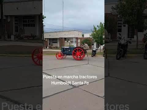 Puesta en marcha de tractores. Humboldt Santa Fe