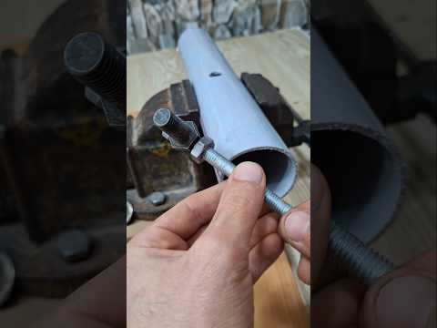 A great tip for fastening a nut in a tight spot. #short #diy