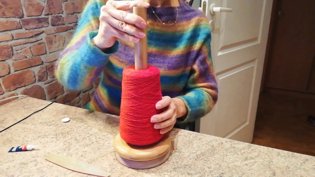 Держатель Для Клубка Пряжи Деревянный Купить