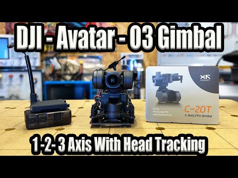 XF Robot C-20T Gimbals For DJI FPV - O3 - Avatar HD - Wireless Head Tracking