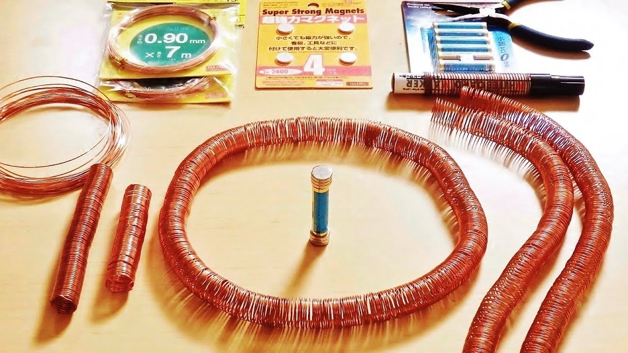 How to make Simplest Electromagnetic Train