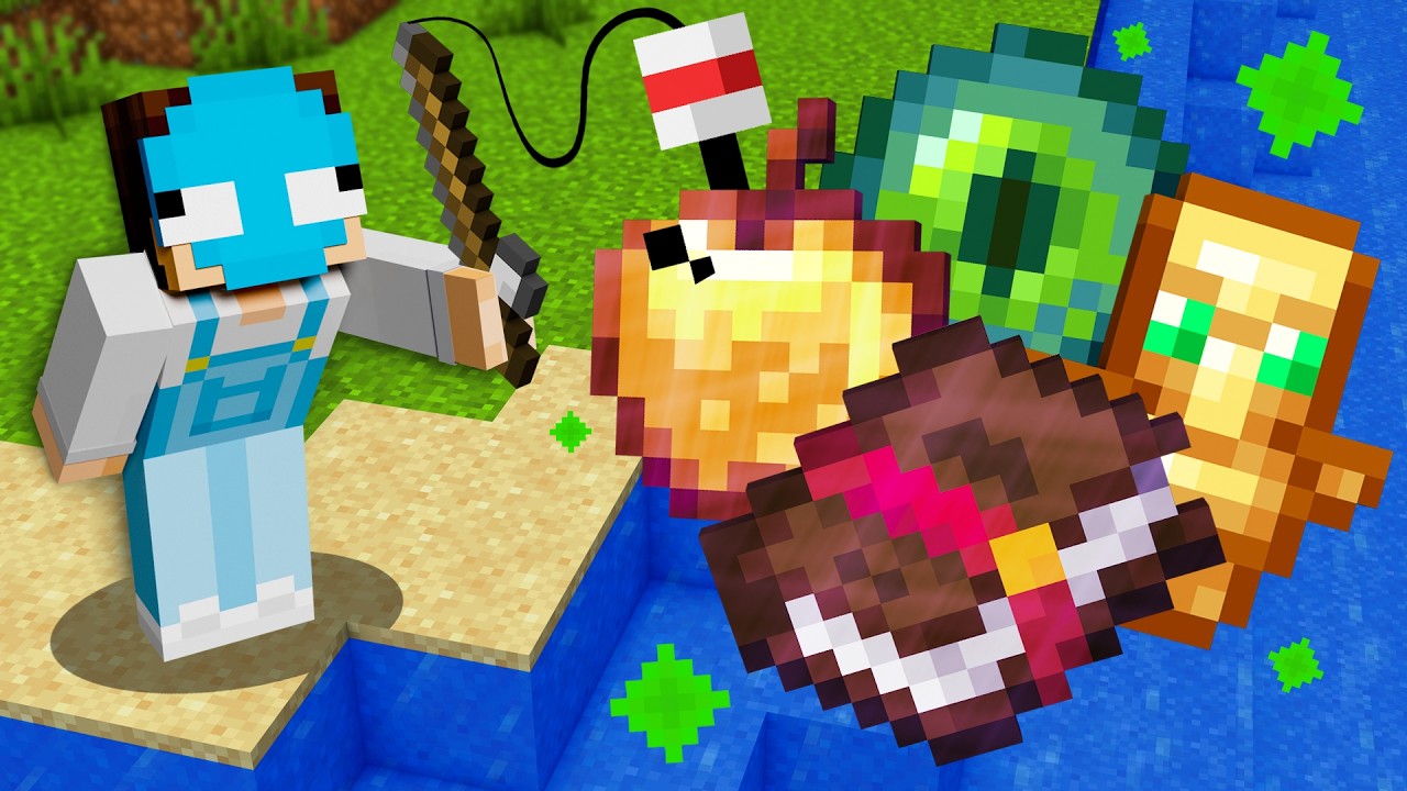 I Secretly Made Fishing OP in Minecraft...