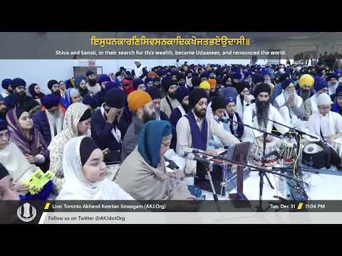 011 Bhai Gurdeep Singh Jee Toronto at Dec. 2024 Toronto Akhand Keertan Smaagam