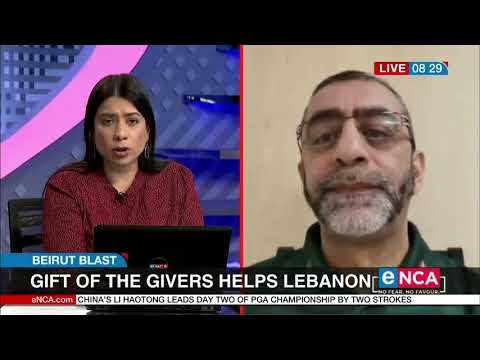 The Gift of the Givers helps Lebanon