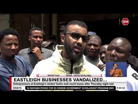 Eastleigh businesses community count losses after Thursday night raid