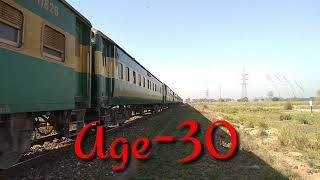 preview picture of video '39Up Jaffar Express Lead By Age-30 Crossing Out Signal of Kot Radha Koshan'