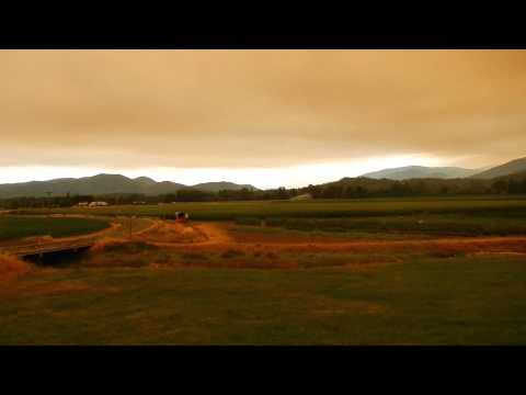 Wildfire Smoke, Grants Pass, Oregon, 27 July 2013