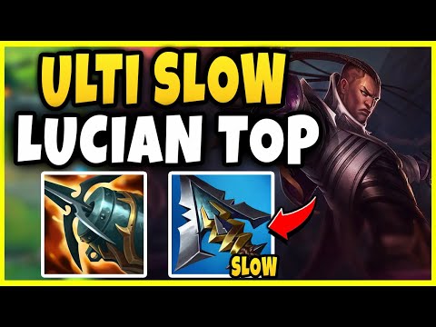 Lucian Top PERMA SLOW With Ulti Serylda's Combo... Broken. Game 1