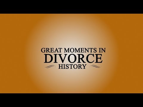 Great Moments in Divorce History: The Divorces of Jean Schwartz and Betty Brooks