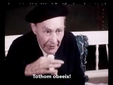 Josep Pla entrevistat per Jordi Busquets el març de 1980 (arxiu RTVE)