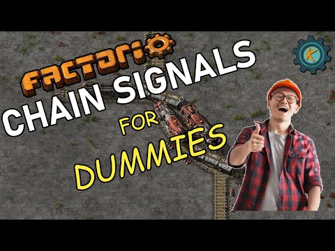 Factorio Chain Signals For Dummies 🚥🚦 SHORT Guide For Signaling Basics Pt. 2