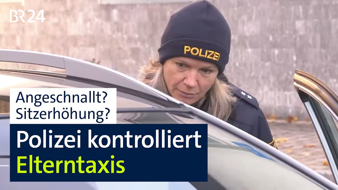 Erneute Polizeikontrolle für "Elterntaxis": Gibt es eine Verbesserung? | BR24