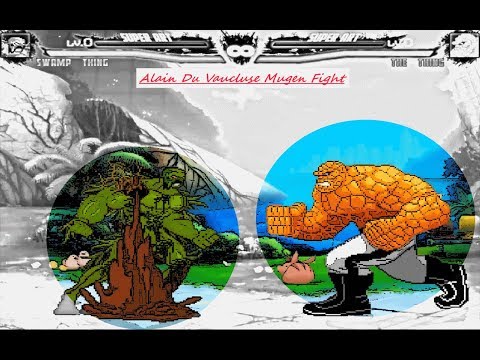 Mugen : Swamp Thing (Dc Comics) Vs The Thing (Marvel) (Request)