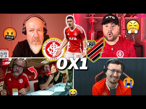 Reactions from Internacional fans outraged by defeat - Internacional 0x1 Atlético-PR, Brazilian C...