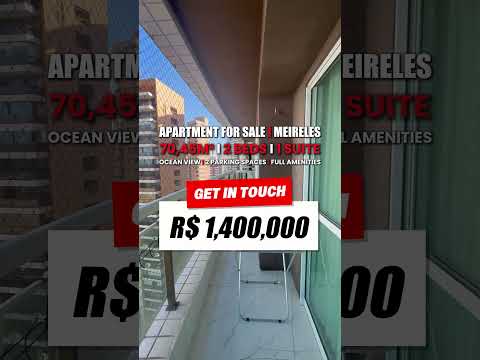 Apartamento à venda em Meireles com vista mar, 2 quartos e 2 vagas | Terraços do Atlântico - Vídeo