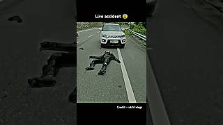LIVE BIKE CRASH💔KTM RC390 || BIKE CRASH WITH CAR😢 #youtubeshorts #bikeride #crash #motovlog #shorts