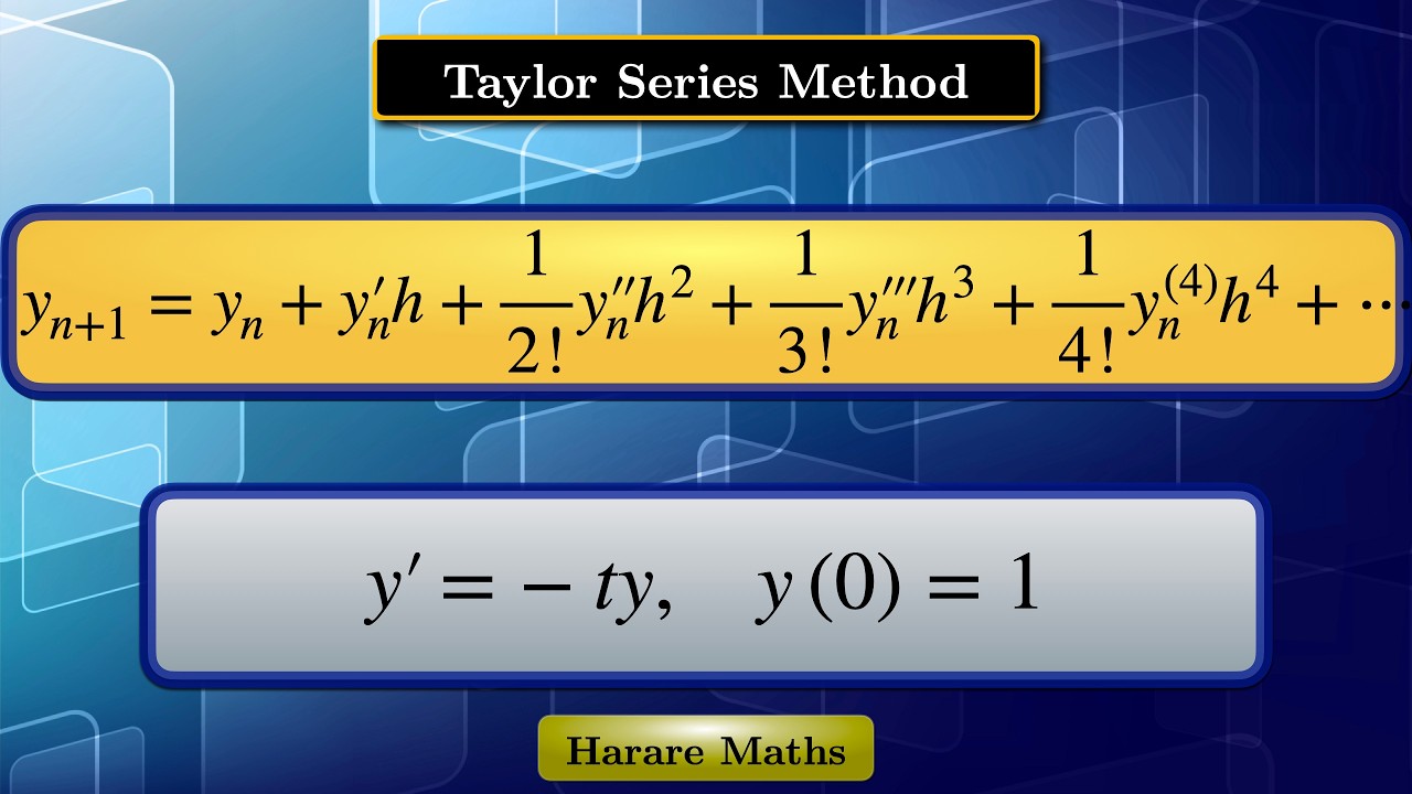 ODEs | Taylor Series Method