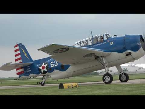 TBM Avenger Reunion 2022 Grumman TBM Avenger Flight