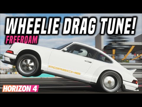 FH4 | Singer 911 Freeroam Wheelie Drag Tune (RWD) | 184MPH+ @1/4Mile!