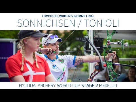 Marcella Tonioli v Sarah Sonnichsen – Compound Women's Bronze Final | Medellin 2016