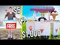 5 VS 1 000 ICE CREAM STANDS Budget Challenge