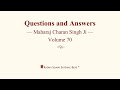 Questions And Answers Maharaj Charan Singh Ji Volume 70 RSSB