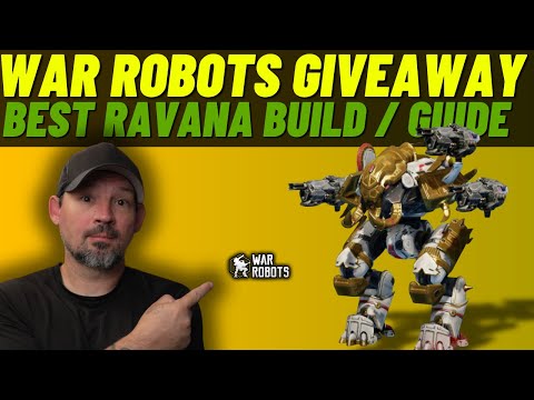 War Robots Awesome Small Ivory Ravana Giveaway - How to Build and play Ravana in war robots