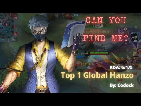 You can't find me | Top 1 Global Hanzo by: Codock
