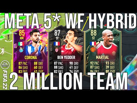 BEST META 2 MILLION COIN TEAM (5* WEAK FOOT PLAYERS) SQUAD BUILDER TO GET MORE WINS! - FIFA 22