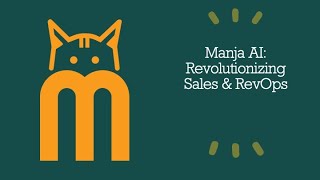 Introducing Manja AI Chat: For your Sales & RevOps Intelligence!