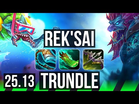 REK'SAI vs TRUNDLE (JGL) | Legendary | EUW Master | 25.13