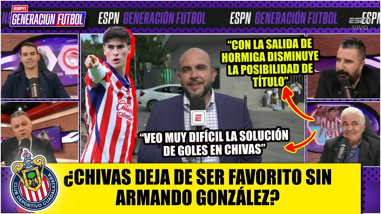 CHIVAS con la salida de HORMIGA y solo con MARÍN y SEPÚLVEDA, ¿está para ser CAMPEÓN? | Generación F