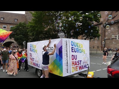 CSD Nürnberg 2021 - Die gesamte Demo in ihrer vollen Pracht [Sa. 07.08.2021]