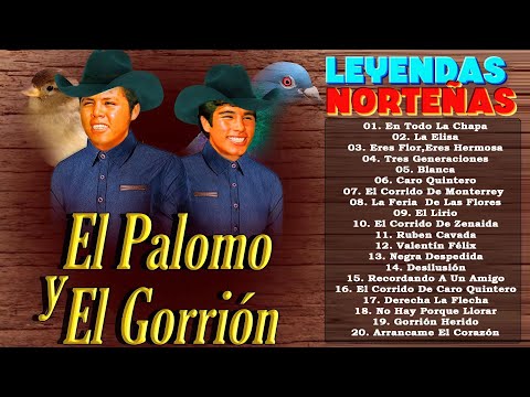 Mix 35 Exitos De Oro De El Palomo y El Gorrion 🎸🎺 Corridos y Rancheras Mas Famosas 🌾🎼
