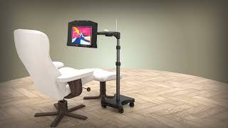 Quick video showing all movements of our original LEVO Laptop Stand 22761