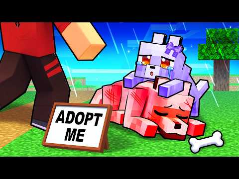We ADOPTED a SAD WOLF in Minecraft!