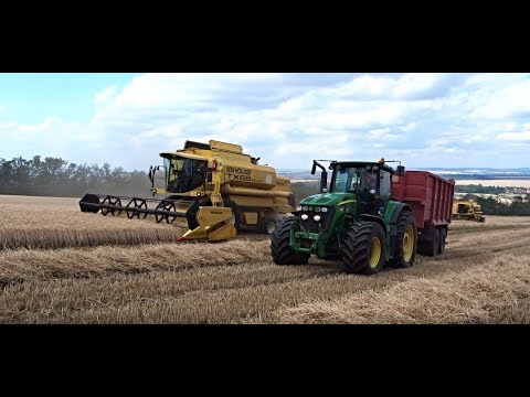 Wheat Harvest 2018 on South Moravia | 2x New Holland TX 68 & Claas Lexion 600 |