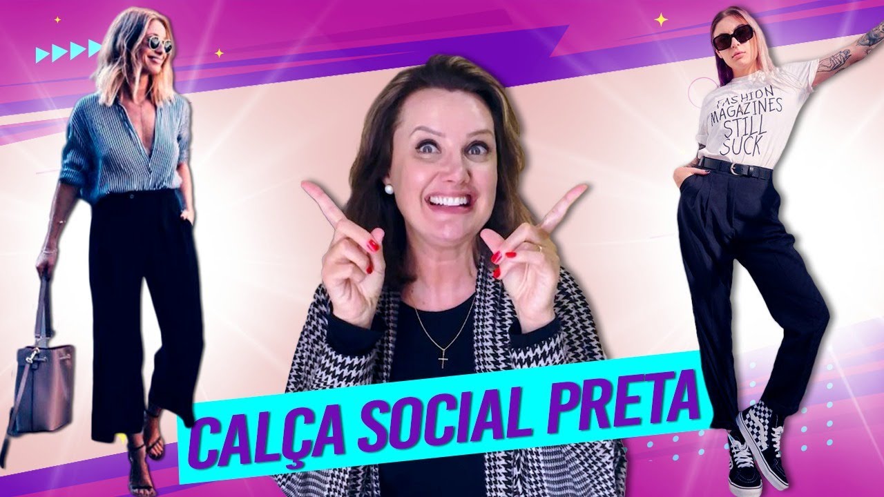 Watch Now Calça Social Preta Calça Social Preta