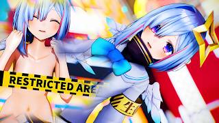 【MMD ホロライブ 4K/60fps】《Amane Kanata (天音かなた)》~《モニタリング (Best Friend Remix)》