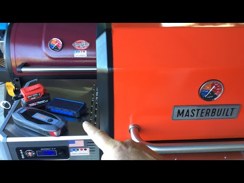 How To Power Your Masterbuilt Or Char-Griller Gravity Charcoal Grill Using A Battery! Will It Work?