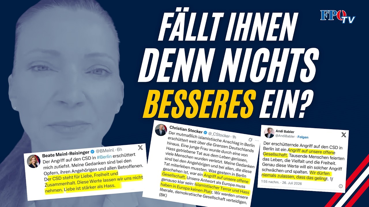 Herr Stocker, Herr Babler und Frau Meinl-Reisinger – fällt Ihnen denn nichts Besseres ein?