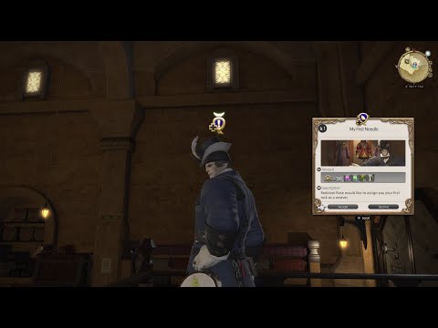 FFXIV Weaver Class Quest: My First Needle
