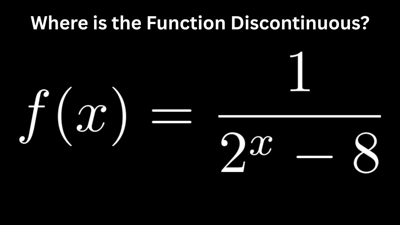 Can You Determine Where the Function is Discontinuous?