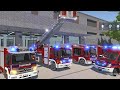 Emergency Call 112 Augsburg Ladder Truck Responding 4K