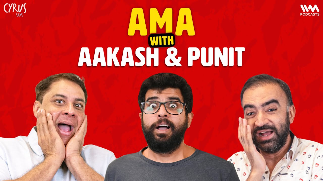 IPL Prodigy, Roast Comedy & AI Popes | Cyrus Says AMA ft. Aakash Mehta & Punit Pania