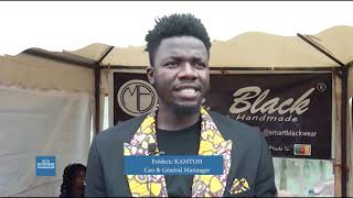 La marque de chaussures Mr BLACK en vitrine au salon Madika